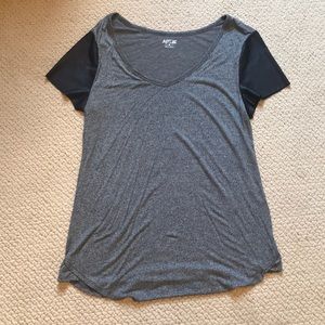 Grey and black super soft long shirt